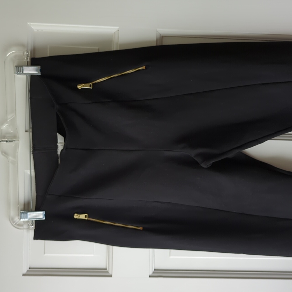 H&M Ponte Knit Seam Leggings With Zipper pockets